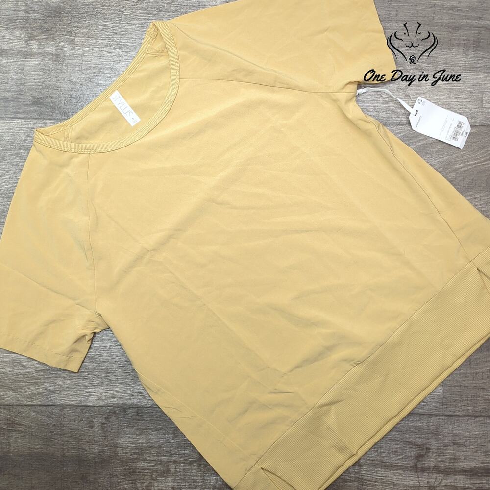 Stylus Short Sleeve Top Size S